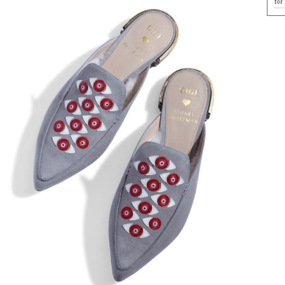 Stuart Weitzman Shoes - Stuart Weitzman EyeLoveMore mules designed by Gigi Hadid size 9 NEW